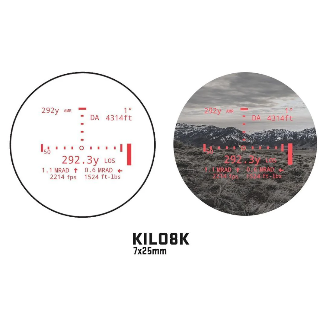 SIG SAUER KILO8K-ABS 7x25mm Rangefinding Monocular with Ballistic Data Exchange (Flat Dark Earth) - Image 7