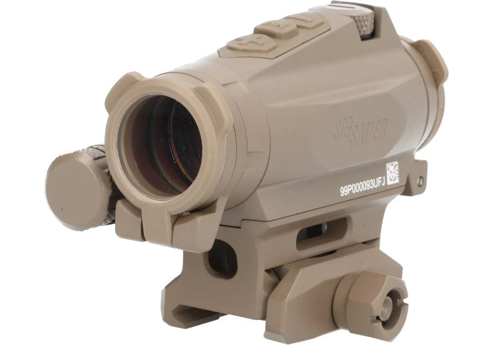 SIG SAUER ROMEO4XT-PRO MIL-SPEC 1x20MM Waterproof Fogproof Red Dot Sight (FDE)