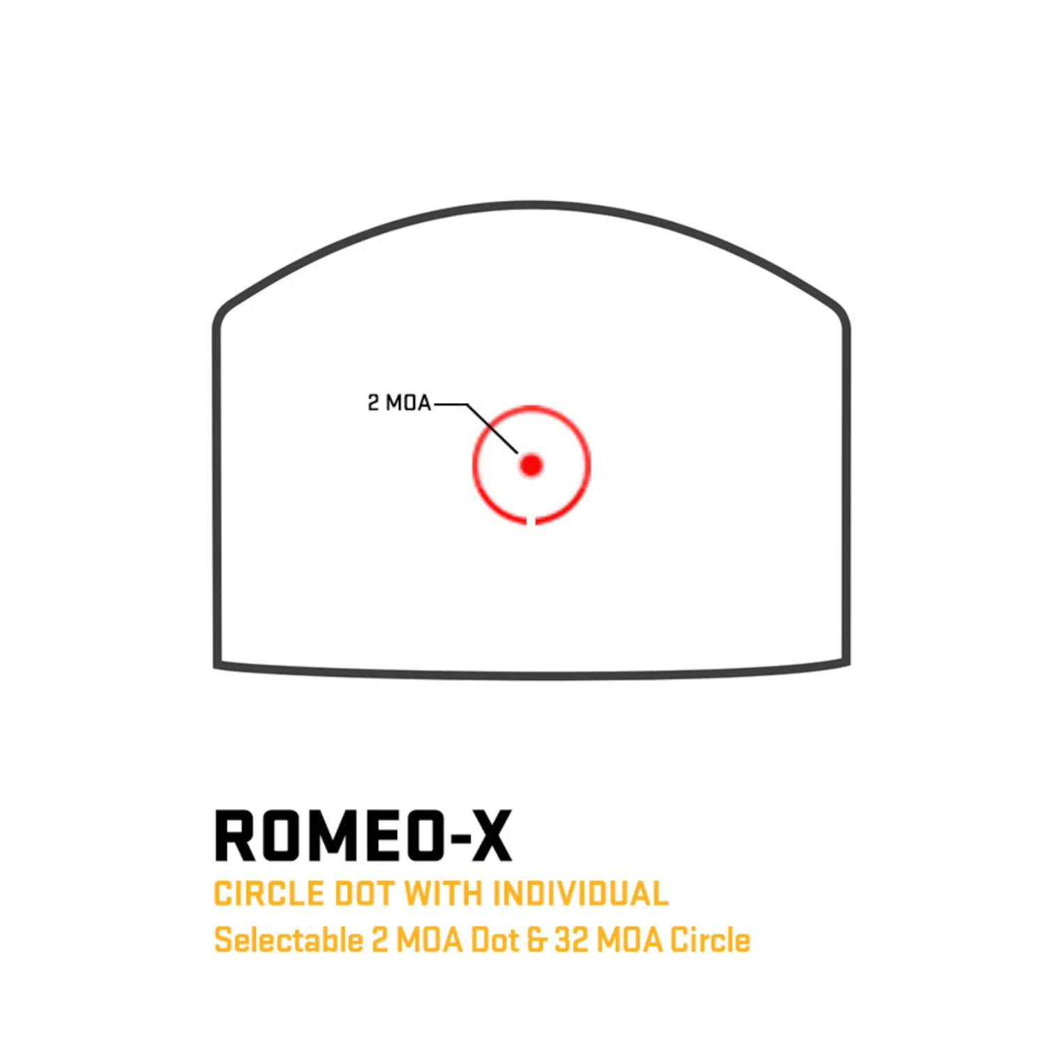 SIG SAUER Romeo-X Compact Rose Red Dot Reflex Sight 2 MOA Red Dot (Black) - Image 5