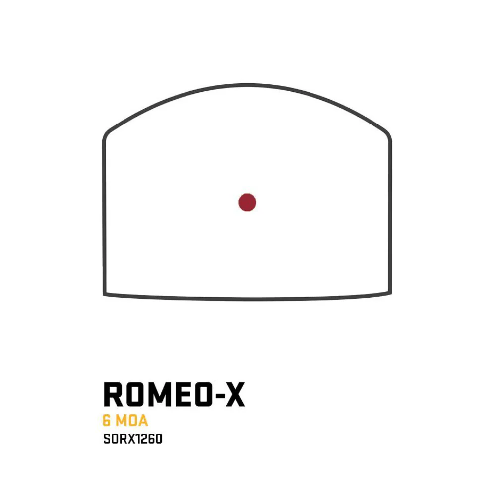 SIG SAUER Romeo-X Compact Red Dot Sight, Black, 6 MOA Red Dot - Image 7