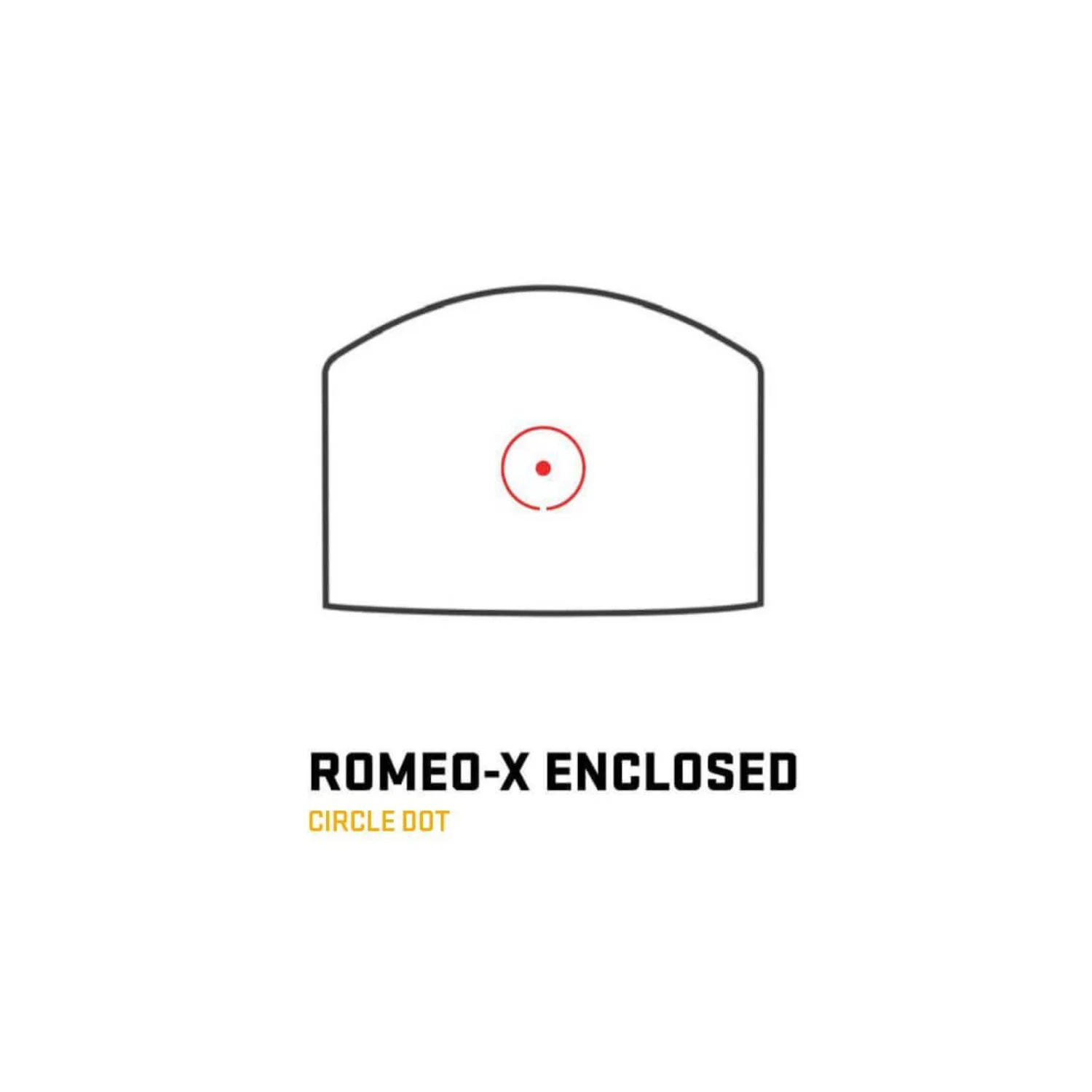 SIG SAUER Romeo-X Enclosed Compact Pistol-Mounted Circle Dot Sight (Black) - Image 7