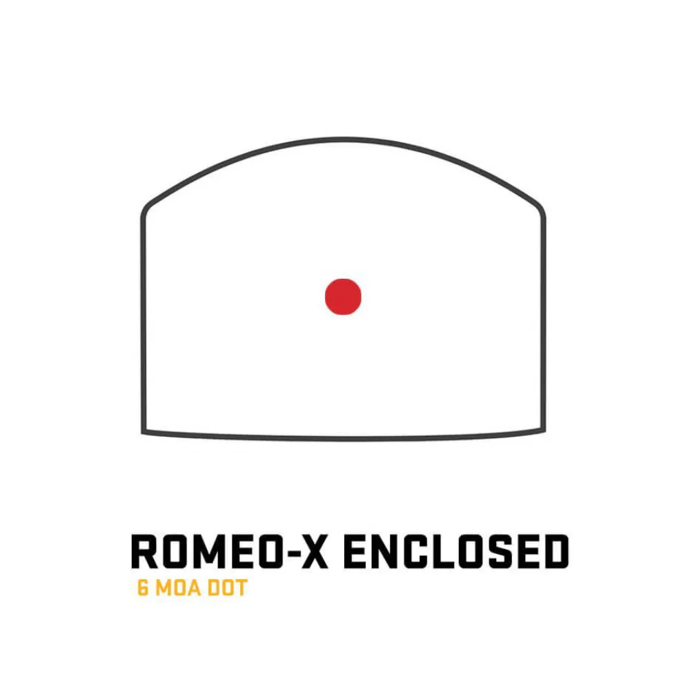 SIG SAUER Romeo-X Enclosed Compact Red Dot Sight, 6 MOA Red Dot - Image 7