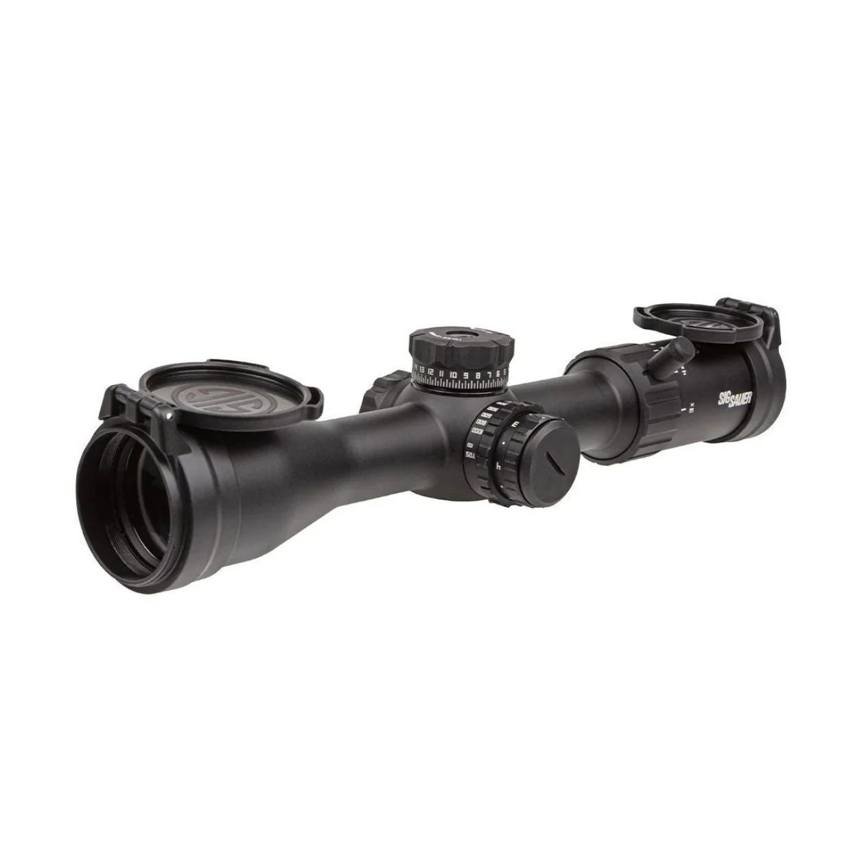 Sig Sauer WHISKEY4 3-12x44mm 30mm Tube SFP Riflescope (Black)