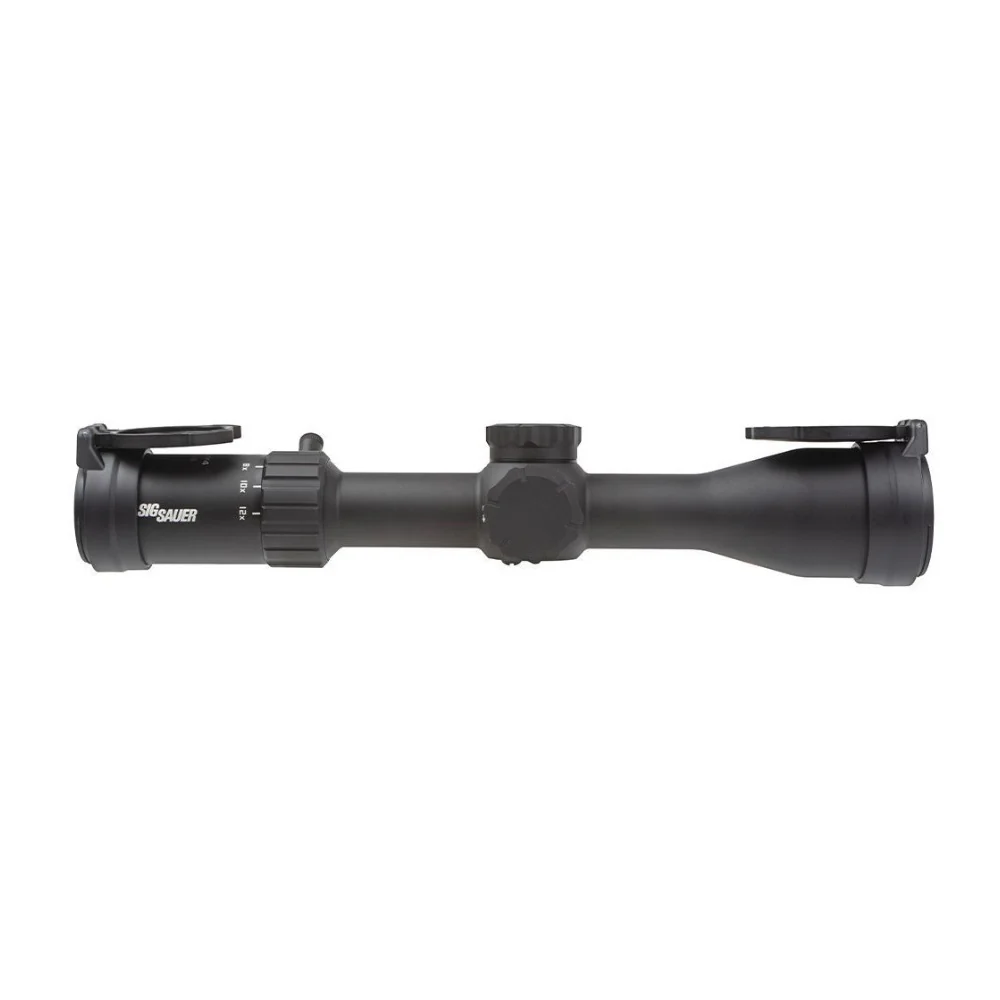 Sig Sauer Whiskey4 3-12x44 Riflescope with SFP Reticle and 30mm Tube (Black) - Image 4