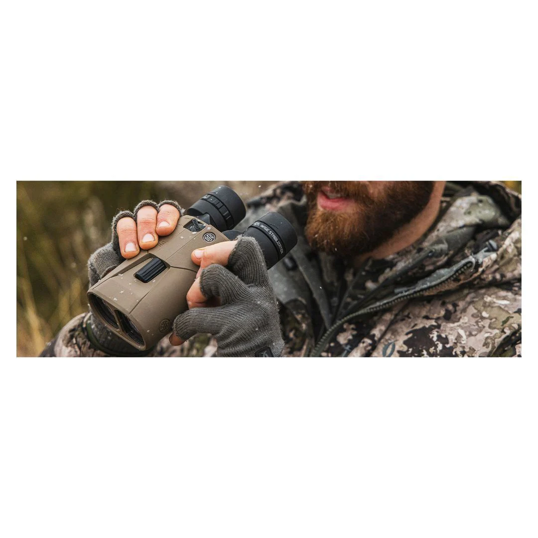 SIG SAUER Zulu6 HDX OIS 12X42mm Waterproof Fog-Proof Portable Roof Prism Binocular (Flat Dark Earth) - Image 6
