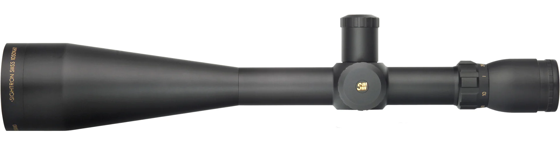 Sightron SIII SS 10-50x60mm Riflescope (Mil Dot) with Sunshade and Accessory Kit - Image 8