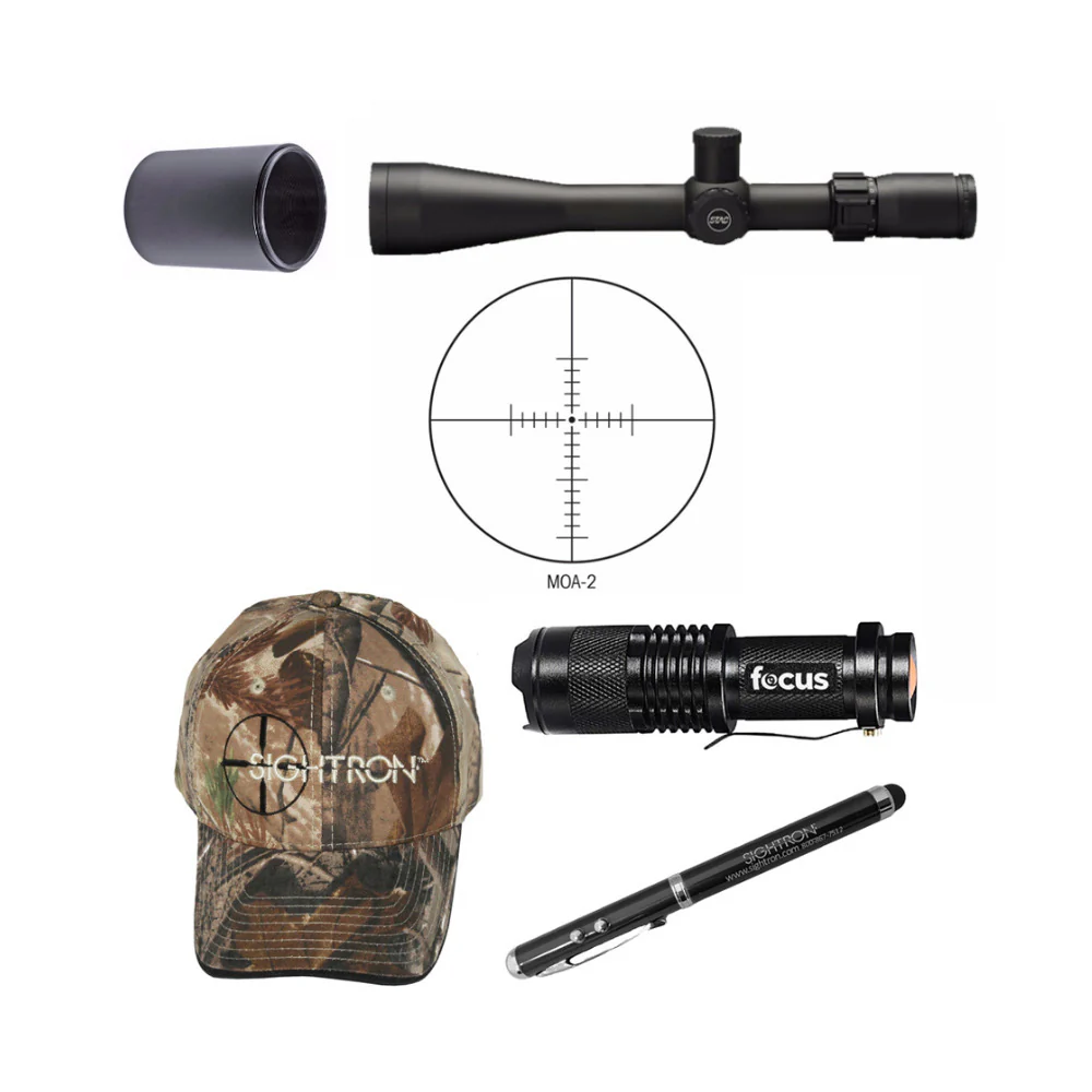 Sightron 4-20x50mm TAC Series Riflescope with Sunshade and Accessories