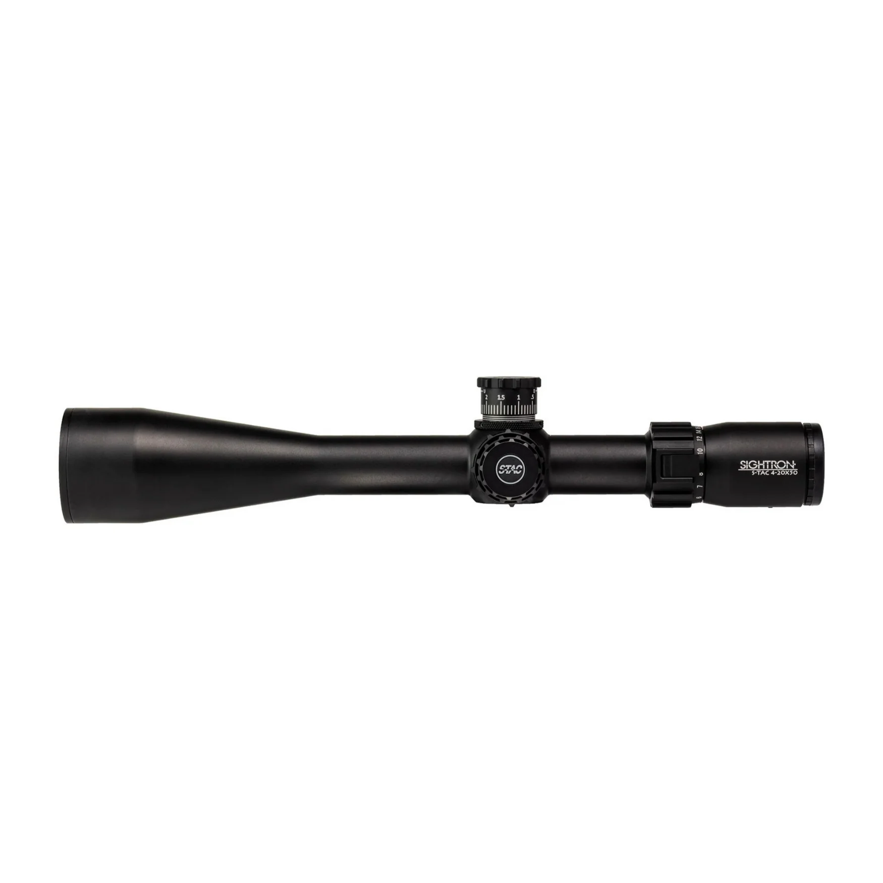 Sightron S-TAC 4-20x50 30mm Zero Stop Waterproof and Fogproof Riflescope with MOA-3 Reticle (Black) - Image 2