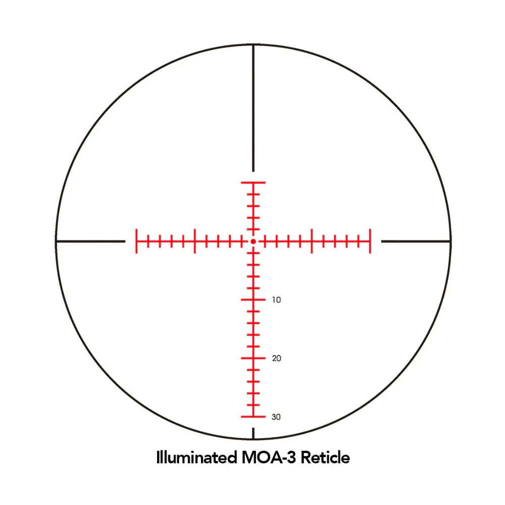 Sightron S-TAC 4-20x50 30mm Zero Stop Waterproof and Fogproof Riflescope with MOA-3 Reticle (Black) - Image 7