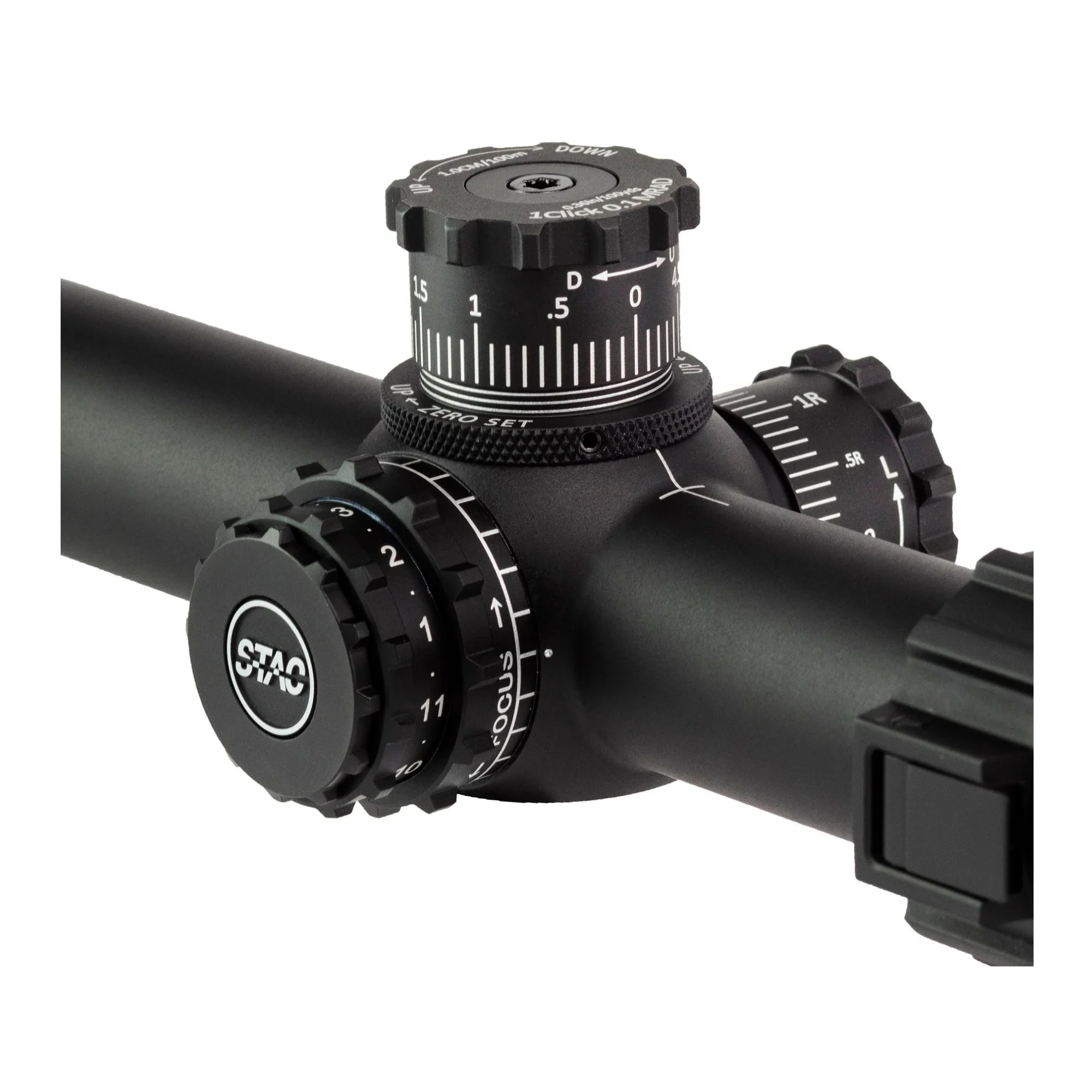 Sightron S-TAC 3-16x42mm Zero Stop Riflescope with MOA-5 Reticle (Black) - Image 5