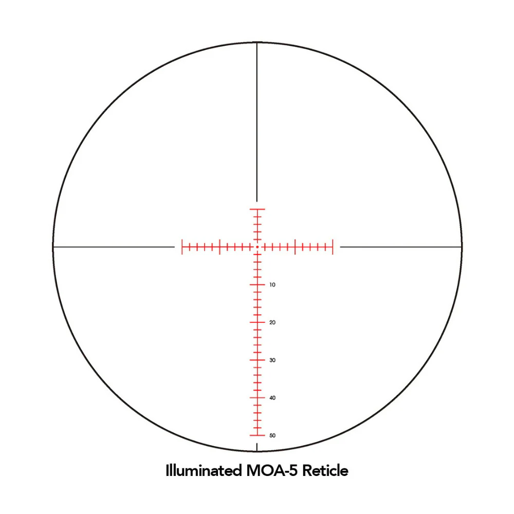 Sightron S-TAC 3-16x42mm Zero Stop Riflescope with MOA-5 Reticle (Black) - Image 8