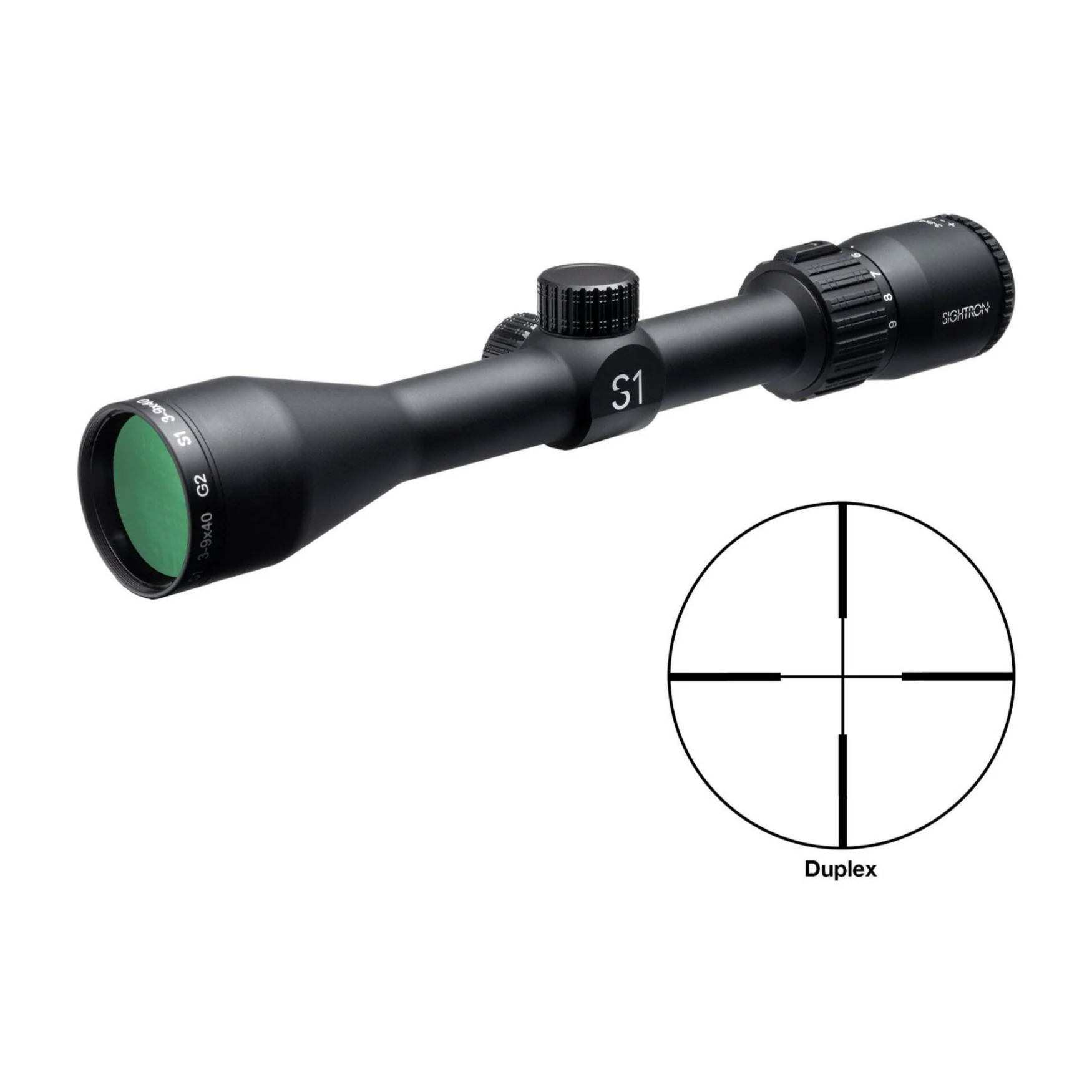 Sightron S1 3-9x40 G2 IPX7 Waterproof, Fog-Proof, and Shockproof Riflescope with Duplex Reticle - Image 4