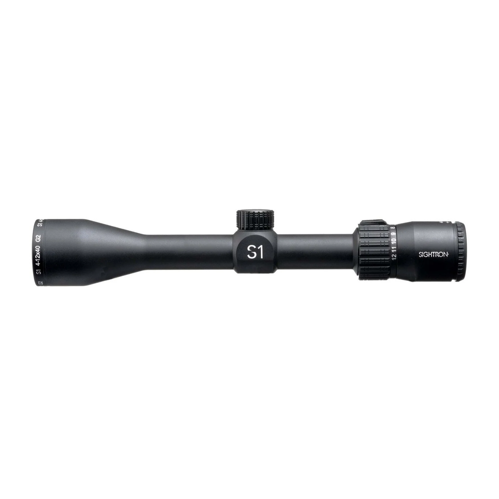 Sightron S1 4-12x40 G2 Fogproof Riflescope with Duplex Reticle (Black) - Image 2