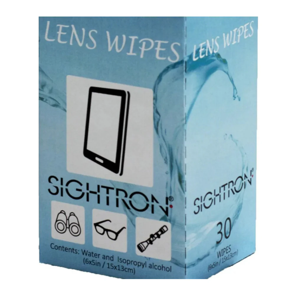 Sightron 6 x 5 Inch Lens Wipes for Riflescopes, Binoculars, and Cell Phones - Image 6