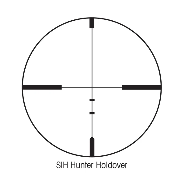 Sightron SIH 4-12x40mm Field Target Hunter Holdover Reticle Riflescope - Image 3