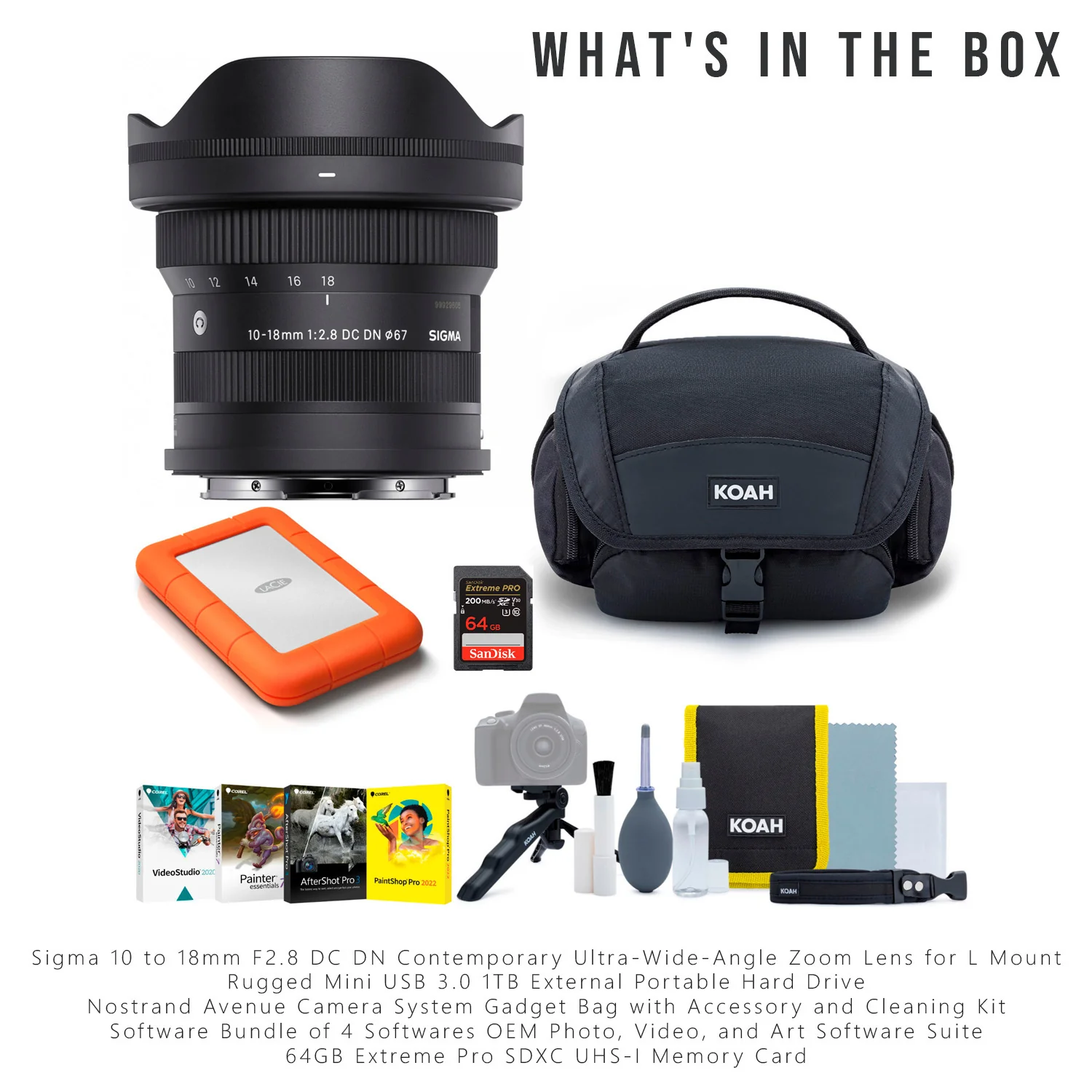 Sigma 10 to 18mm F2.8 DC DN Contemporary Ultra-Wide-Angle Zoom Lens for L Mount Bundle - Image 8