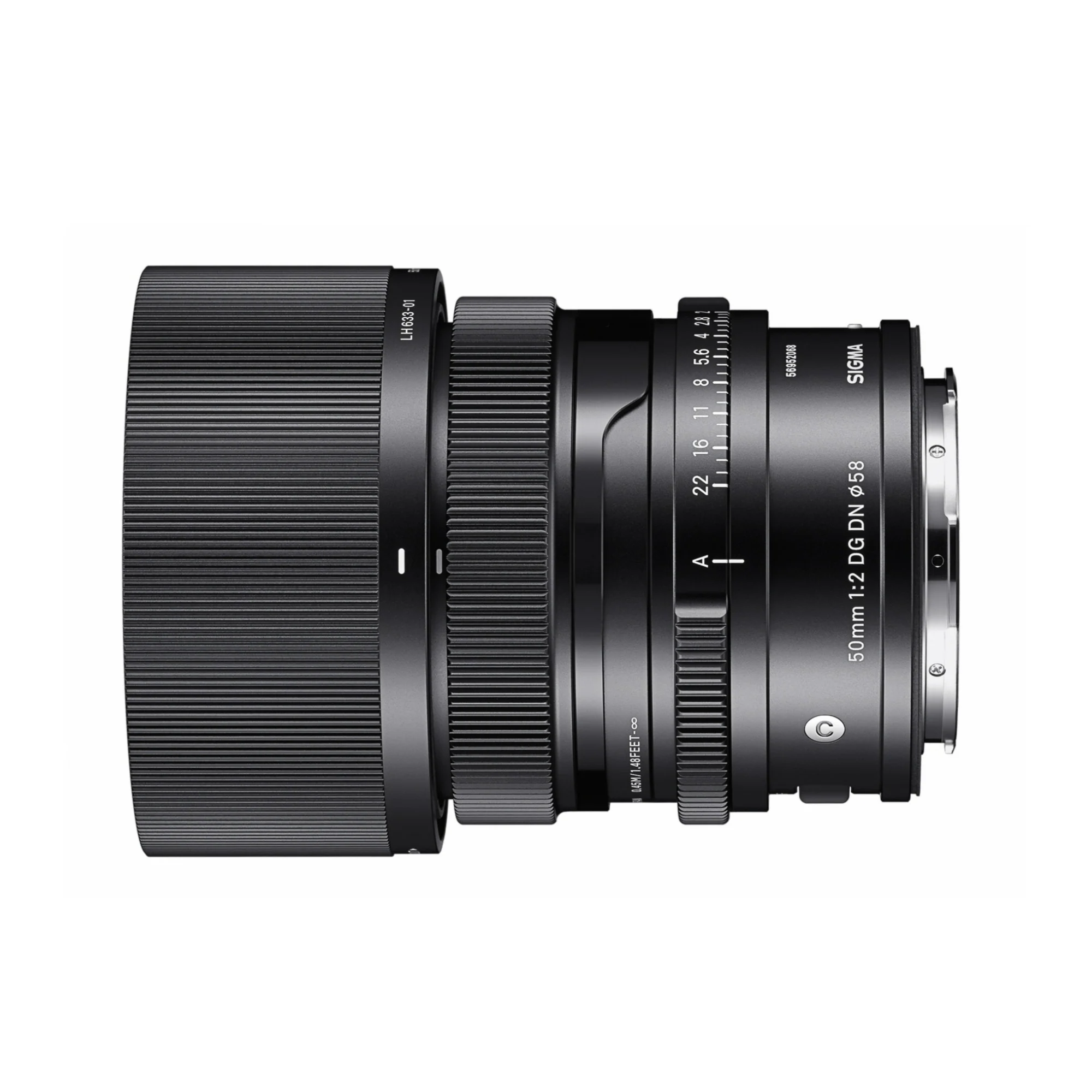 Sigma 50mm F2 DG DN Contemporary Series Standard Lens for L Mount with Lens Cap and Lens Hood - Image 2