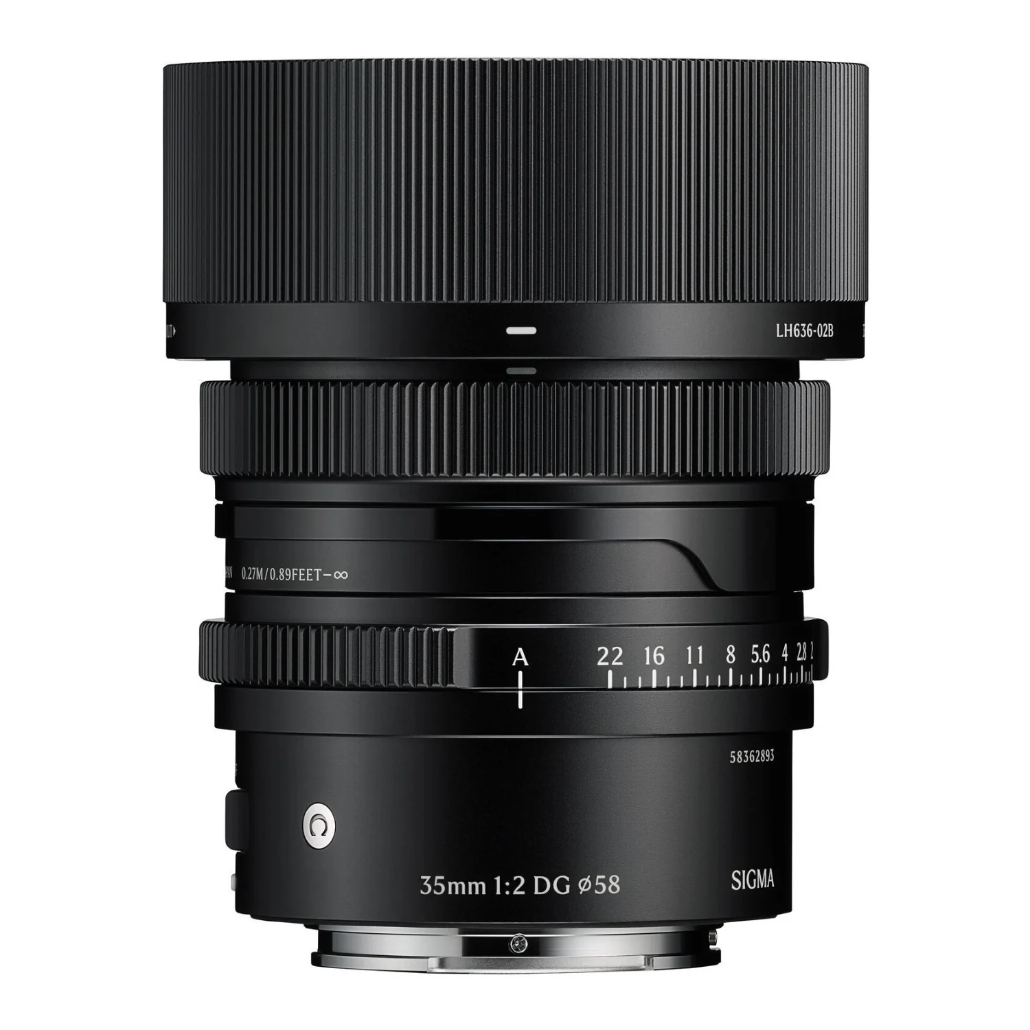 Sigma 35mm F2 DG Full-Frame Contemporary Lens with Manual Aperture Ring (Black, Sony E Mount)