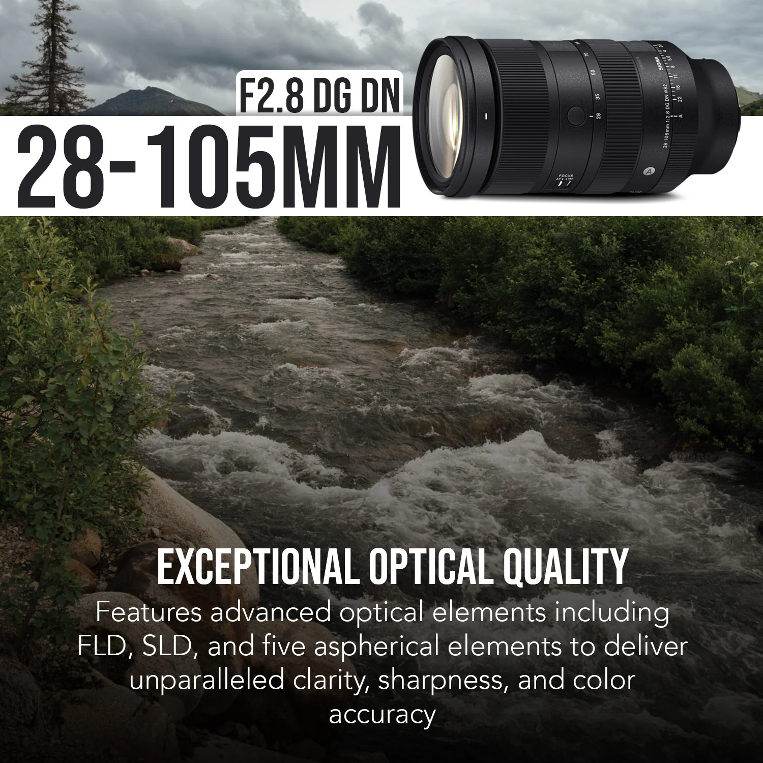 SIGMA 28-105mm F2.8 DG DN Art Lens with Durable Body and High-Speed Autofocus (Sony E-Mount) Bundle - Image 3