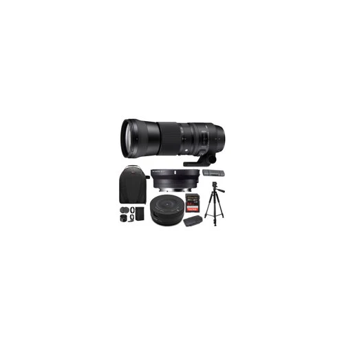 Sigma 150-600mm f/5-6.3 DG OS HSM Contemporary Lens for Canon EF with MC-11 Mount Converter Bundle - Image 3