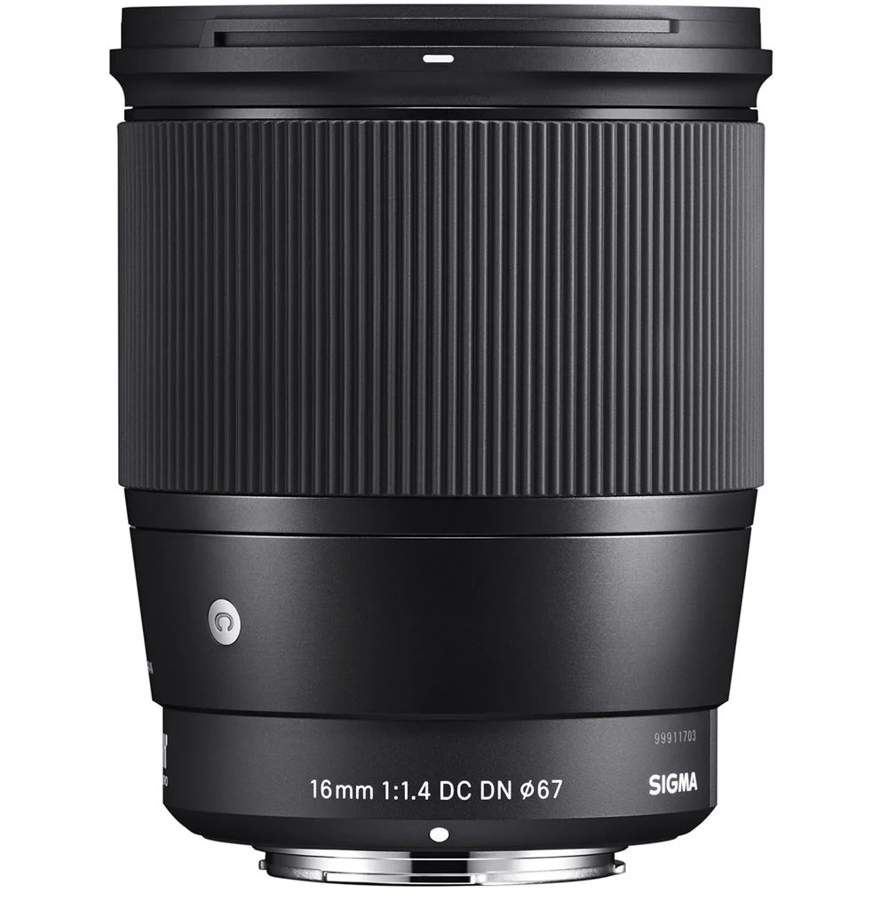 Sigma 16mm f/1.4 DC DN Contemporary Lens for Micro Four Thirds with 64GB Card and Pouch Bundle - Image 2