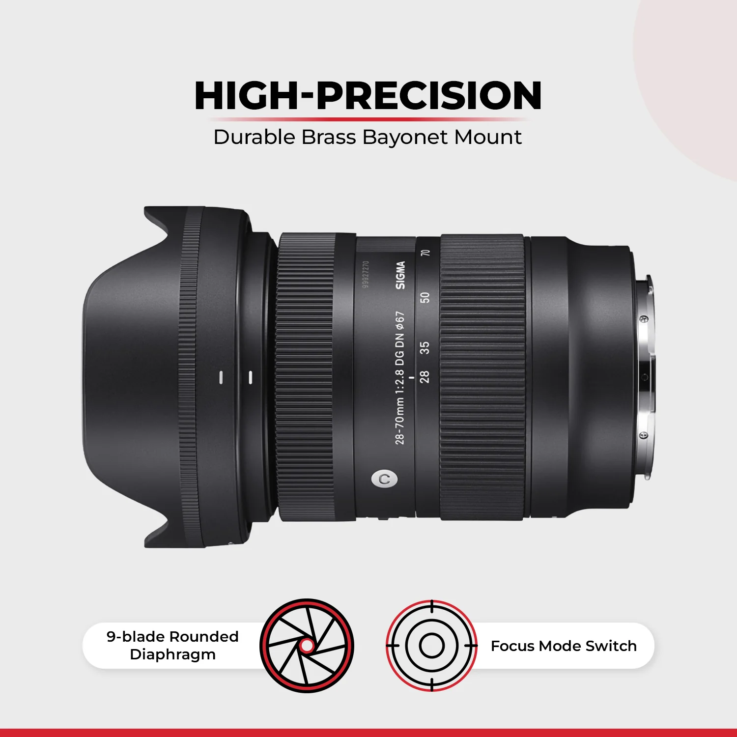 Sigma 28-70mm f/2.8 DG DN Contemporary Lens for Sony with Rugged Mini 1TB Bundle - Image 3