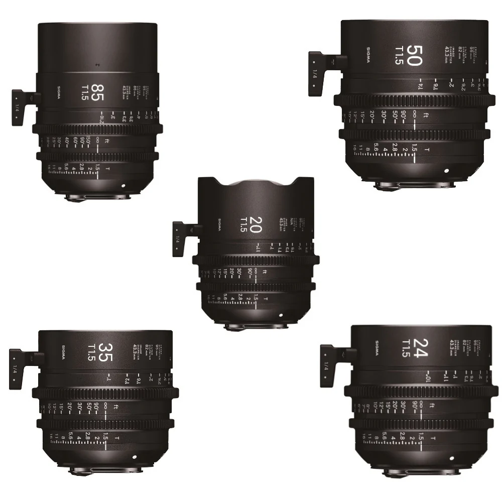 Sigma 5 Cine Lens Kit for Sony E Mount with Case