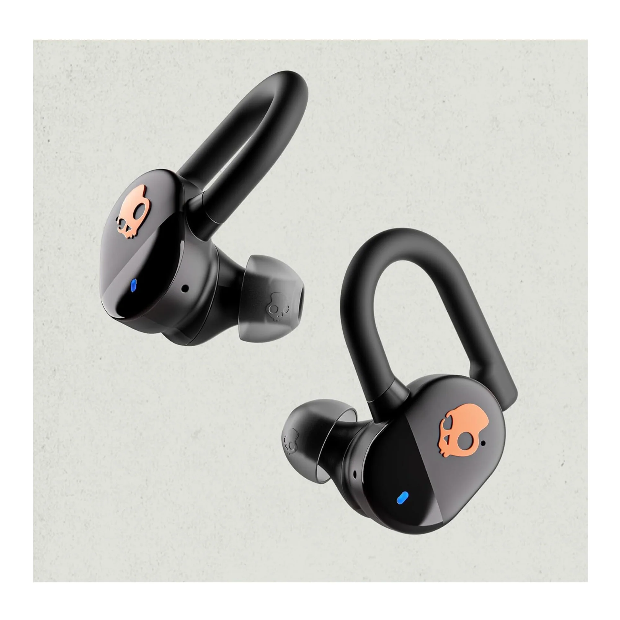 Skullcandy Push Play Active True Wireless Over-Ear Hanger Earbuds (Black/Orange) - Image 3