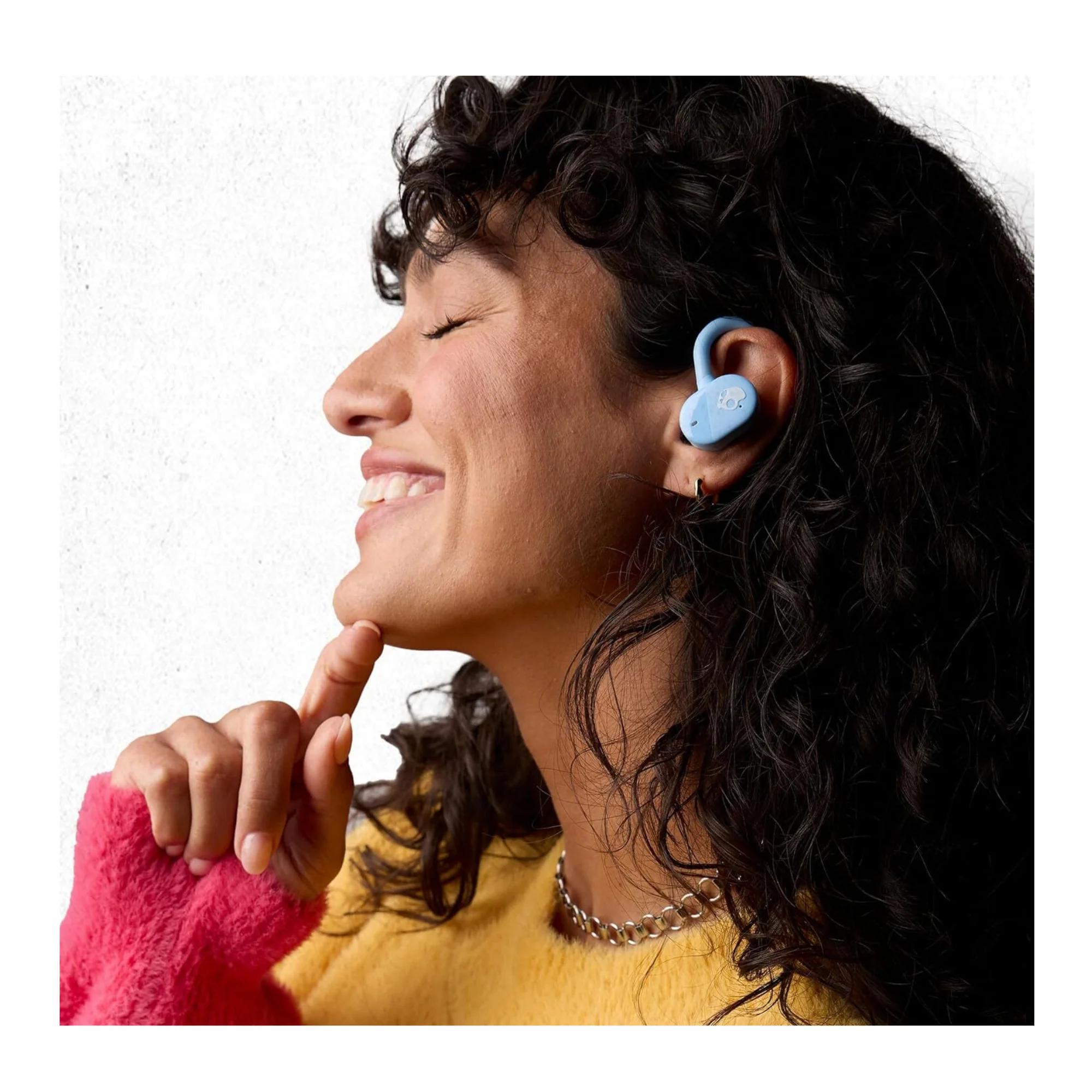 Skullcandy Push Play Active True Wireless Over-Ear Hanger Earbuds (Preppy Blue) - Image 5