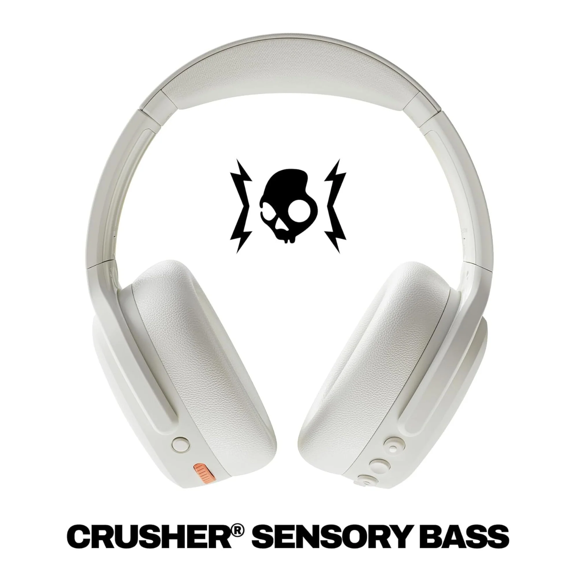 Skullcandy Crusher ANC 2 Sensory Bass Headphones (Bone Orange Glow) - Image 2