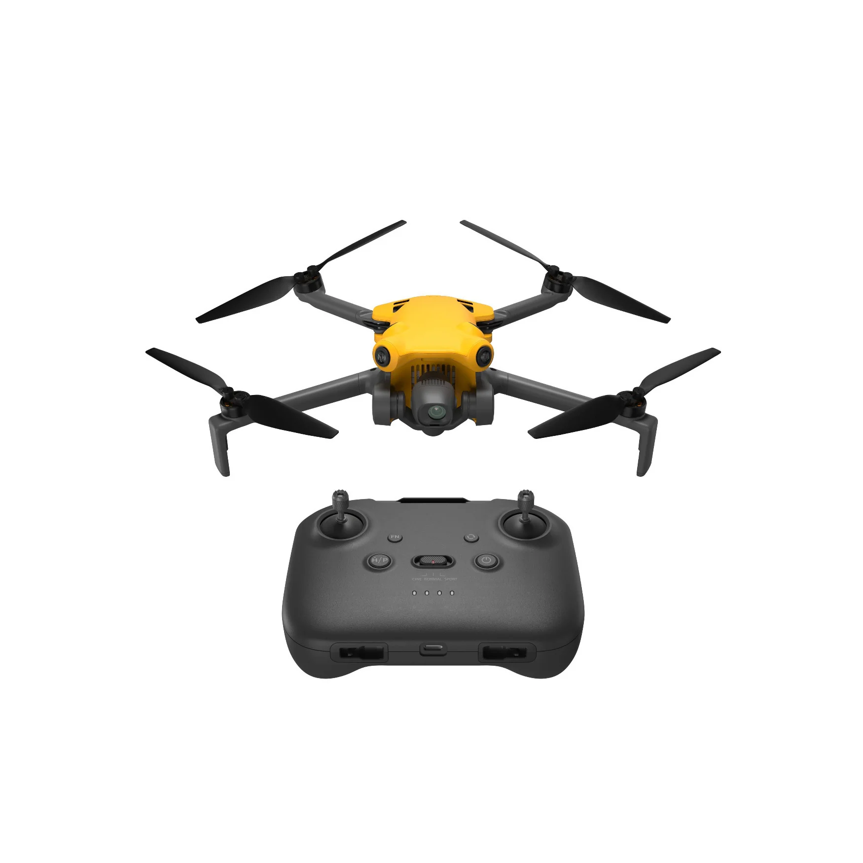 SKYROVER X1 48MP 4K Camera Drone (Yellow) Bundle with Hard Case and Accessories - Image 2