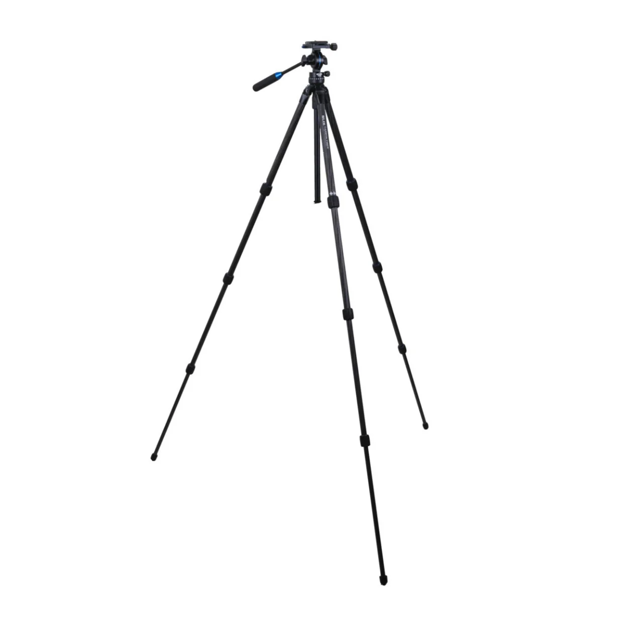 Slik PRO 634CF-SVH Carbon Fiber Tripod with SVH-501 Compact Fluid Video Head - Image 2