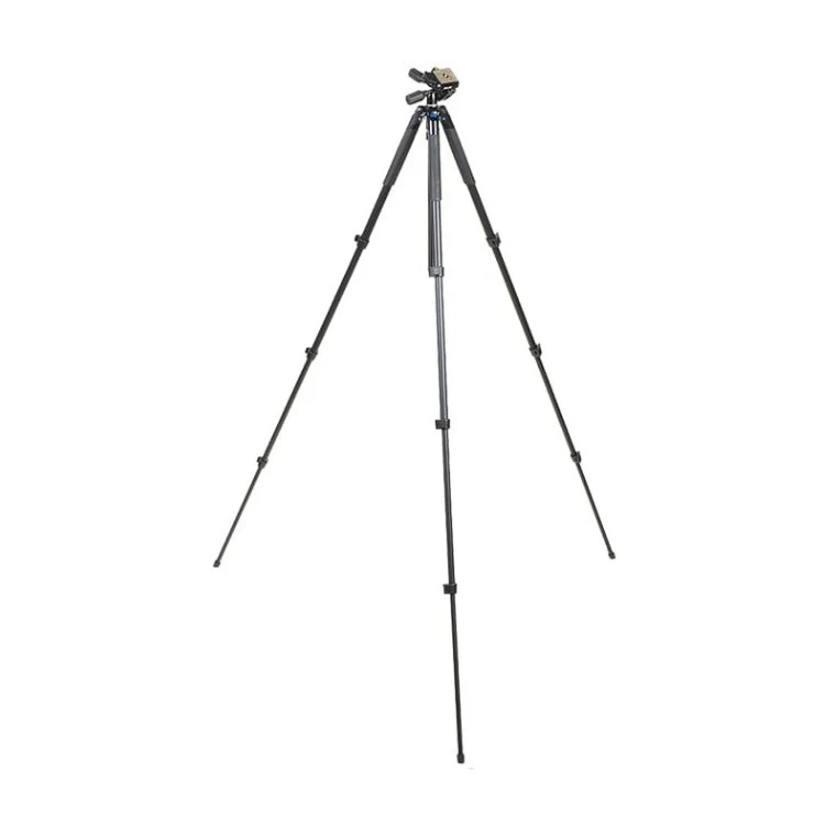Slik SPRINT PRO III Tripod (Black) with SH-704E 3-Way Pan Head - Image 2