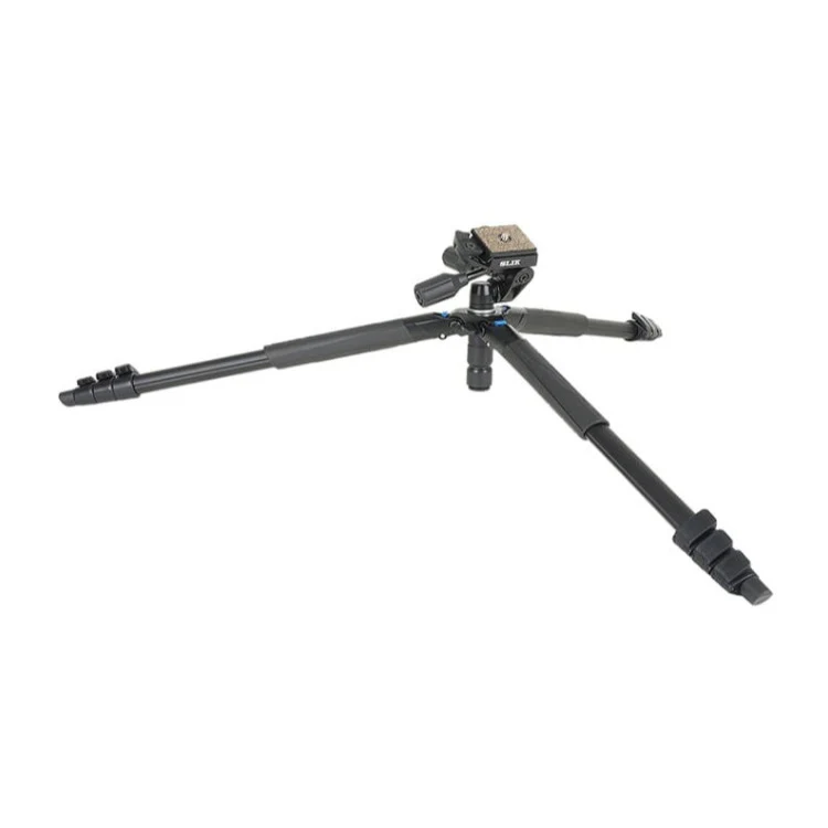 Slik SPRINT PRO III Tripod (Black) with SH-704E 3-Way Pan Head - Image 5