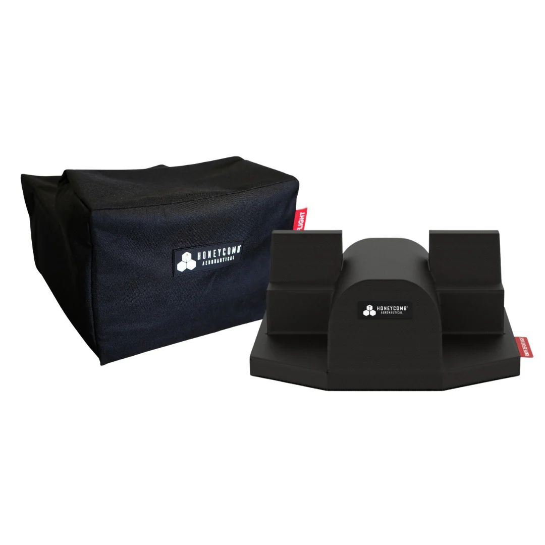 Honeycomb Aeronautical Synthetic Fiber Dust Cover for Charlie Rudder Pedals and Dust Cover Bundle