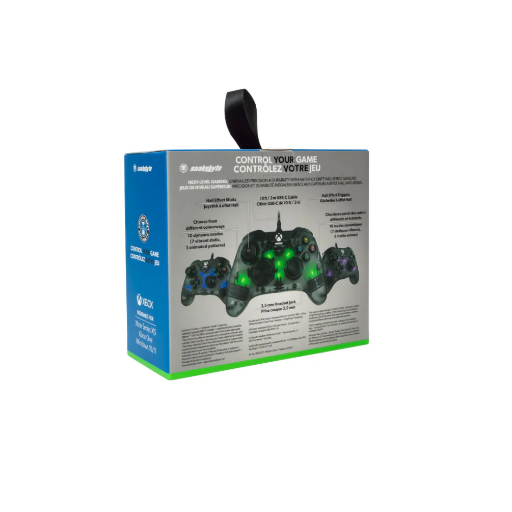 Snakebyte Xbox Series GamePad Pro X Licensed Video Game Controller with Hall Effect Sensors (Black) - Image 8
