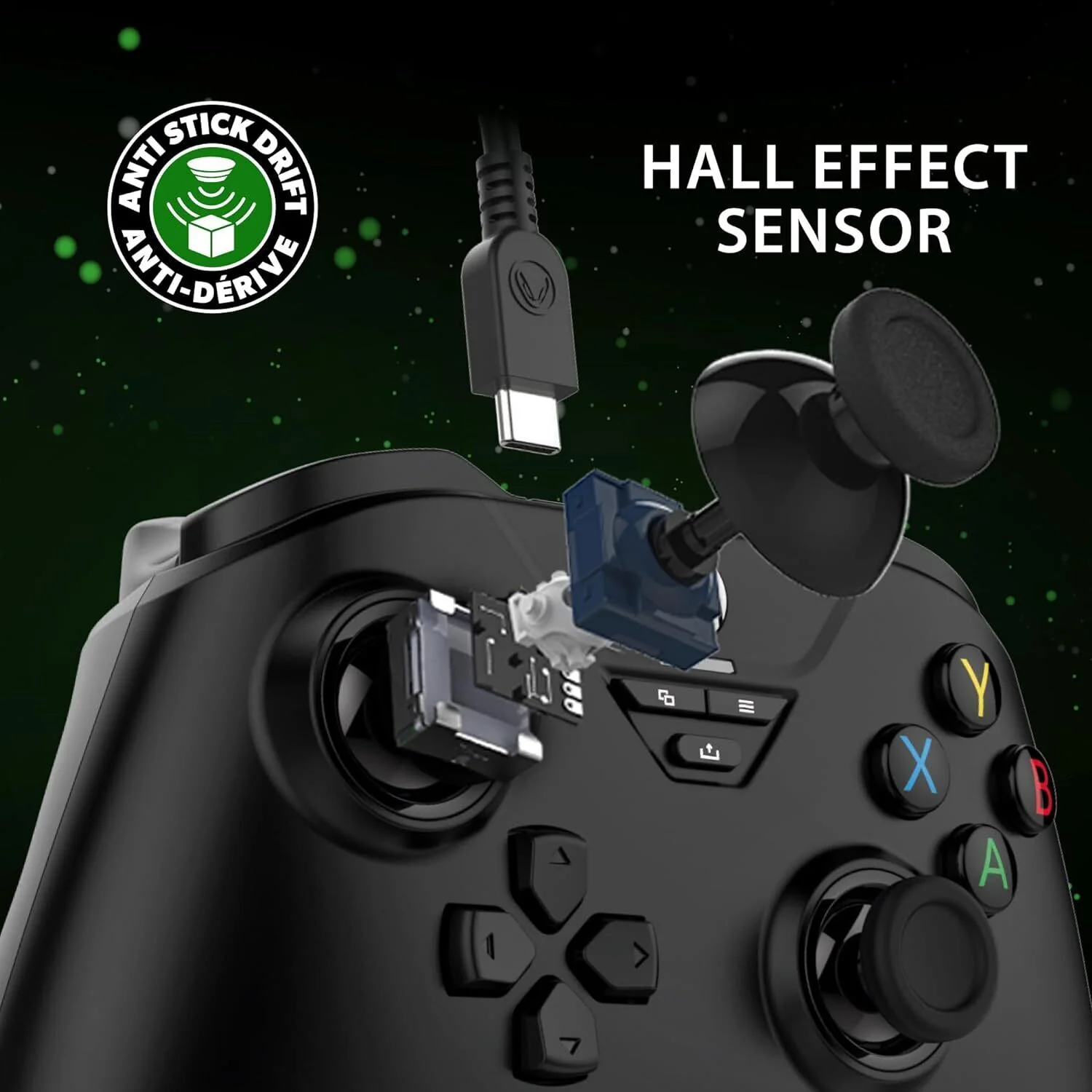Snakebyte Officially Licensed Gamepad Base X Controller for Xbox Series X and PC (Black) - Image 6