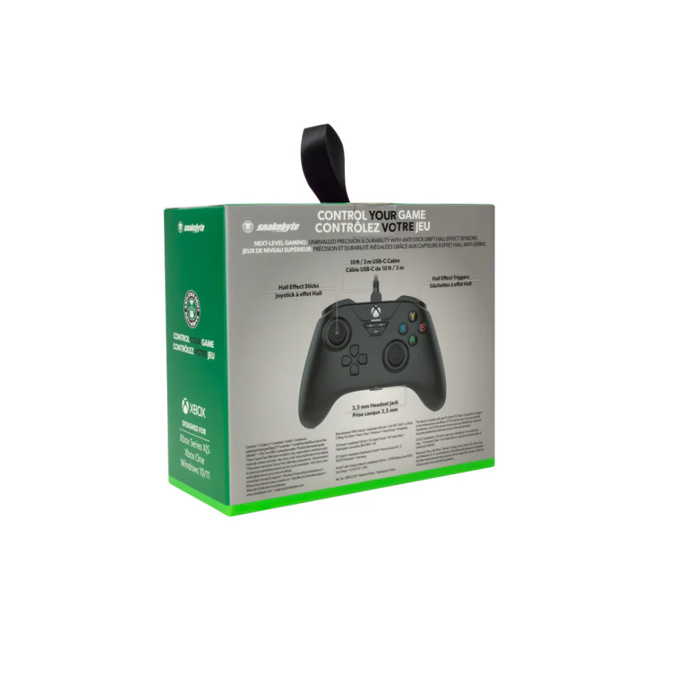 Snakebyte Officially Licensed Gamepad Base X Controller for Xbox Series X and PC (Black) - Image 7