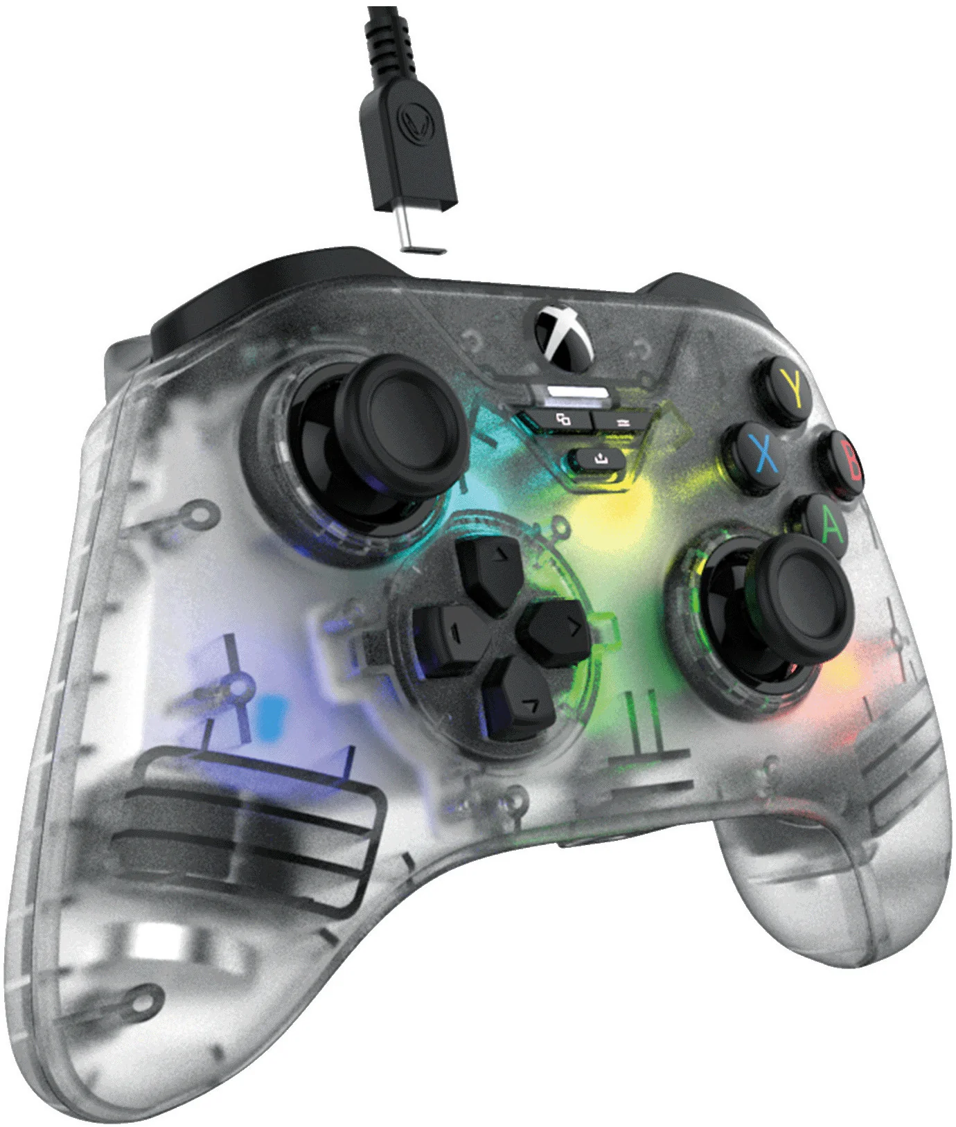 Snakebyte GamePad Officially Licensed RGB X Controller for Xbox Series X and PC (Clear) - Image 4