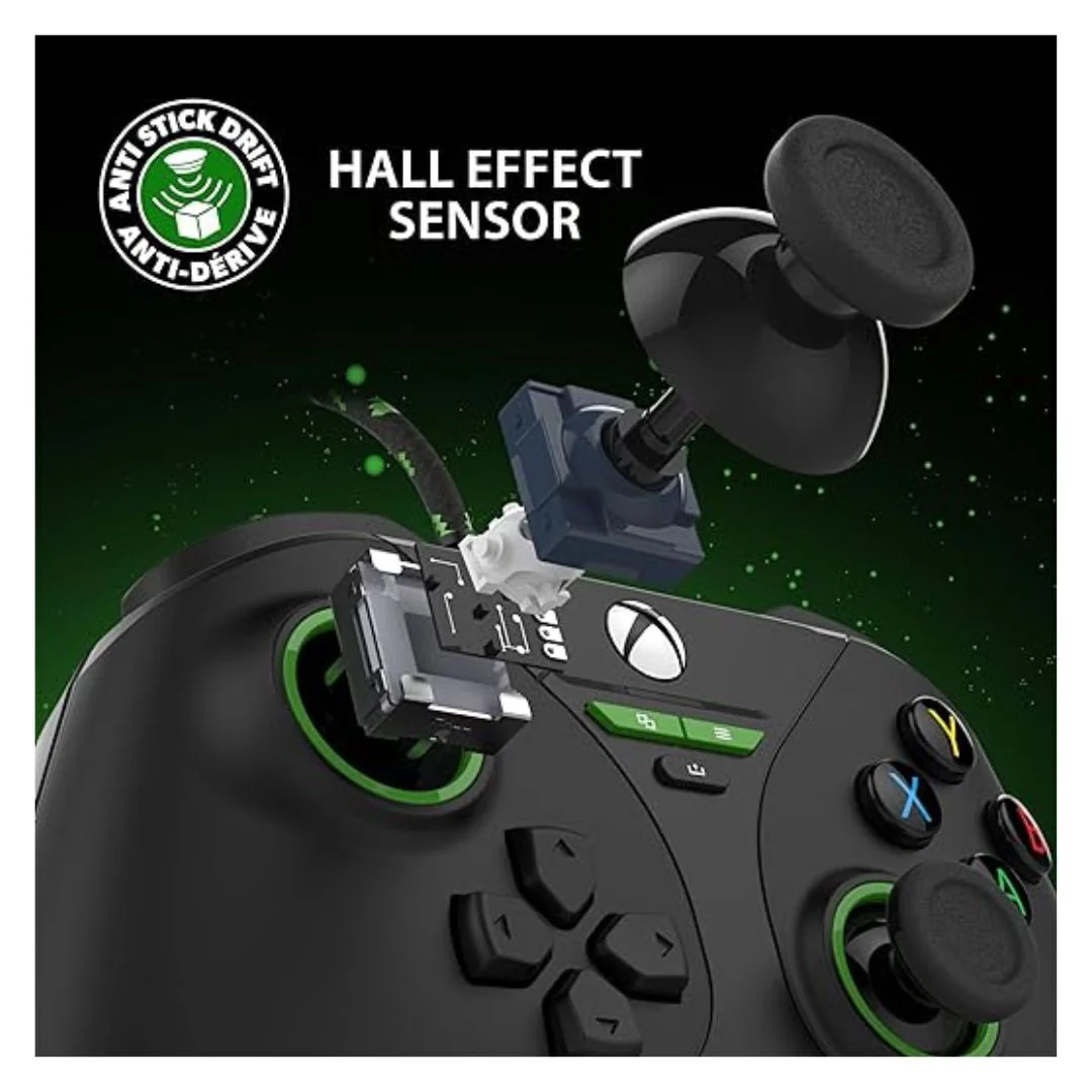 Snakebyte Xbox Series GamePad Pro X Licensed Video Game Controller with Hall Effect Sensors (Black) - Image 6