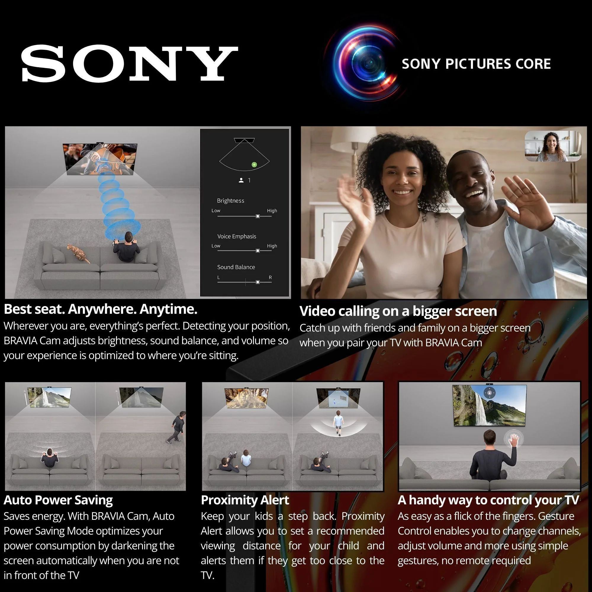 Sony BRAVIA 7 K-75XR70 75-Inch Class Mini LED QLED 4K HDR Google TV with Dolby Vision Bundle - Image 3