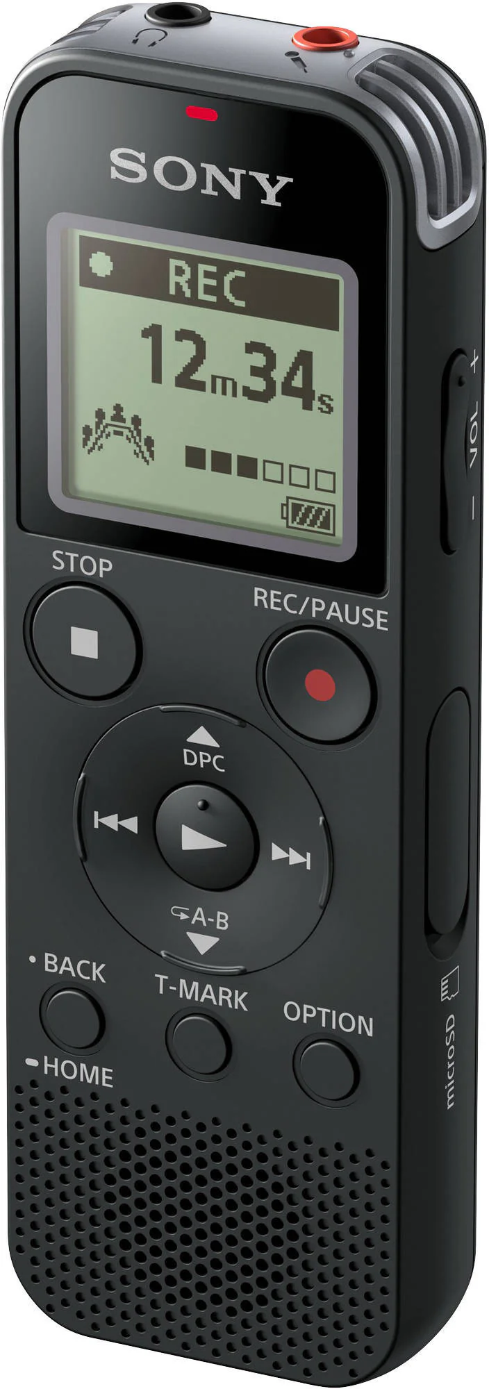 Sony ICDBX140 4GB MP3 Digital Voice Recorder w/ Hardshell Case and 32GB SD Card - Image 3