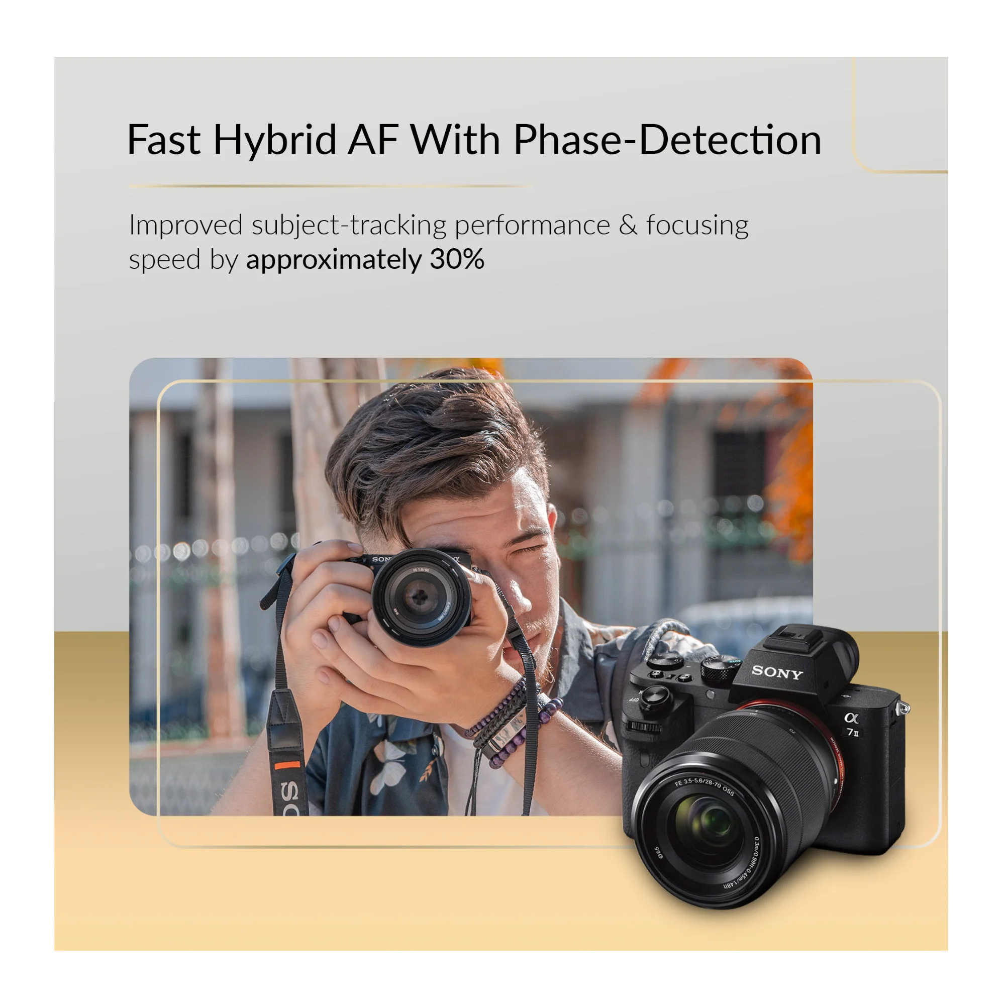 Sony Alpha a7II Mirrorless Digital Camera with 28-70mm Lens and Tripod Bundle - Image 4