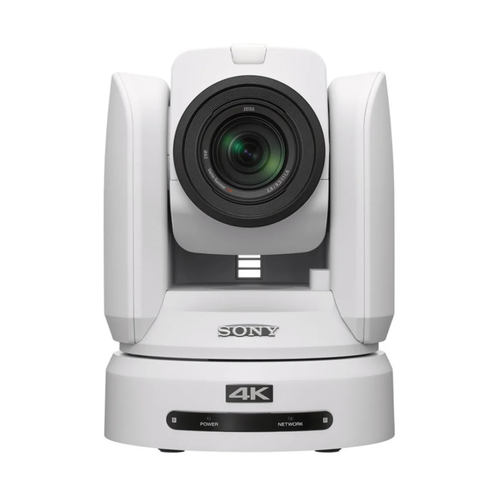 Sony BRC-X1000/WPW 4K PTZ Camera with 1-Inch CMOS Sensor and PoE+ (White)