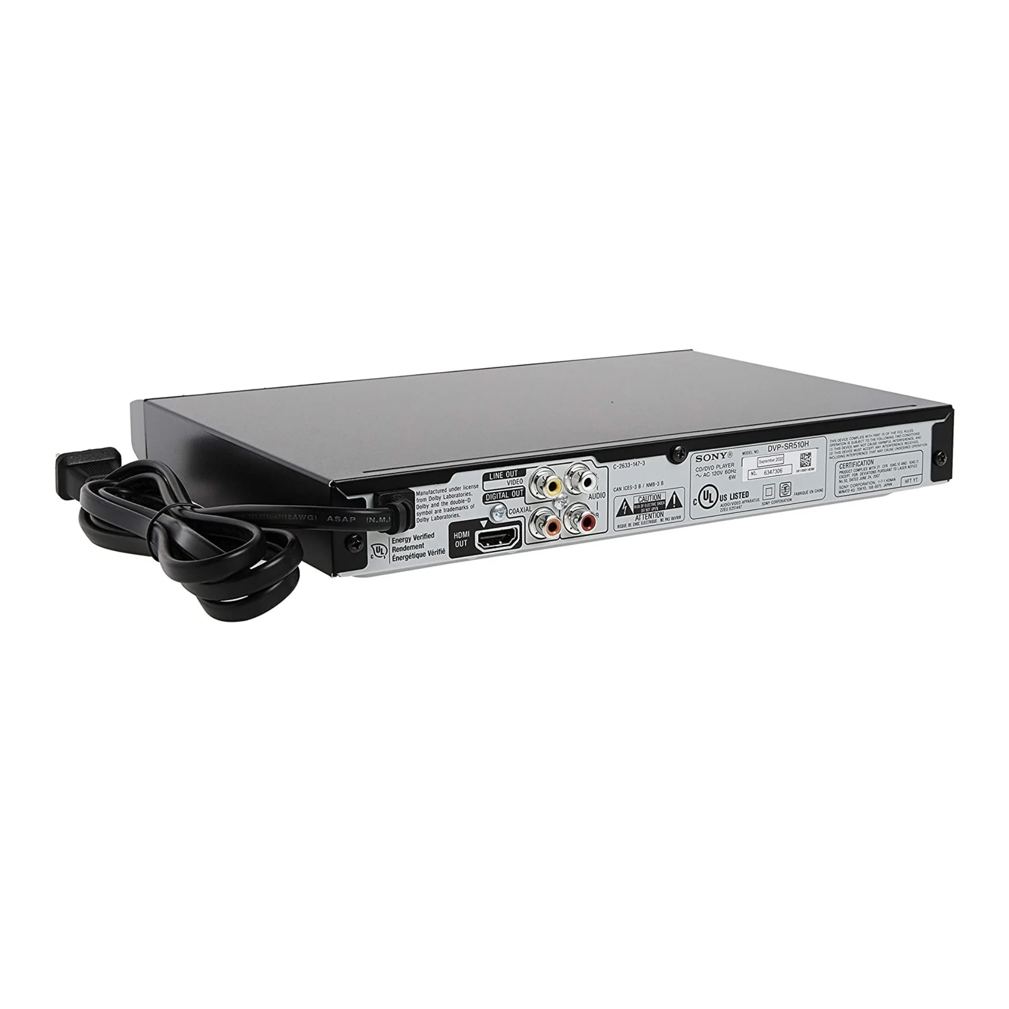 Sony DVP-SR510H 1080p Upscaling DVD Player - Image 4