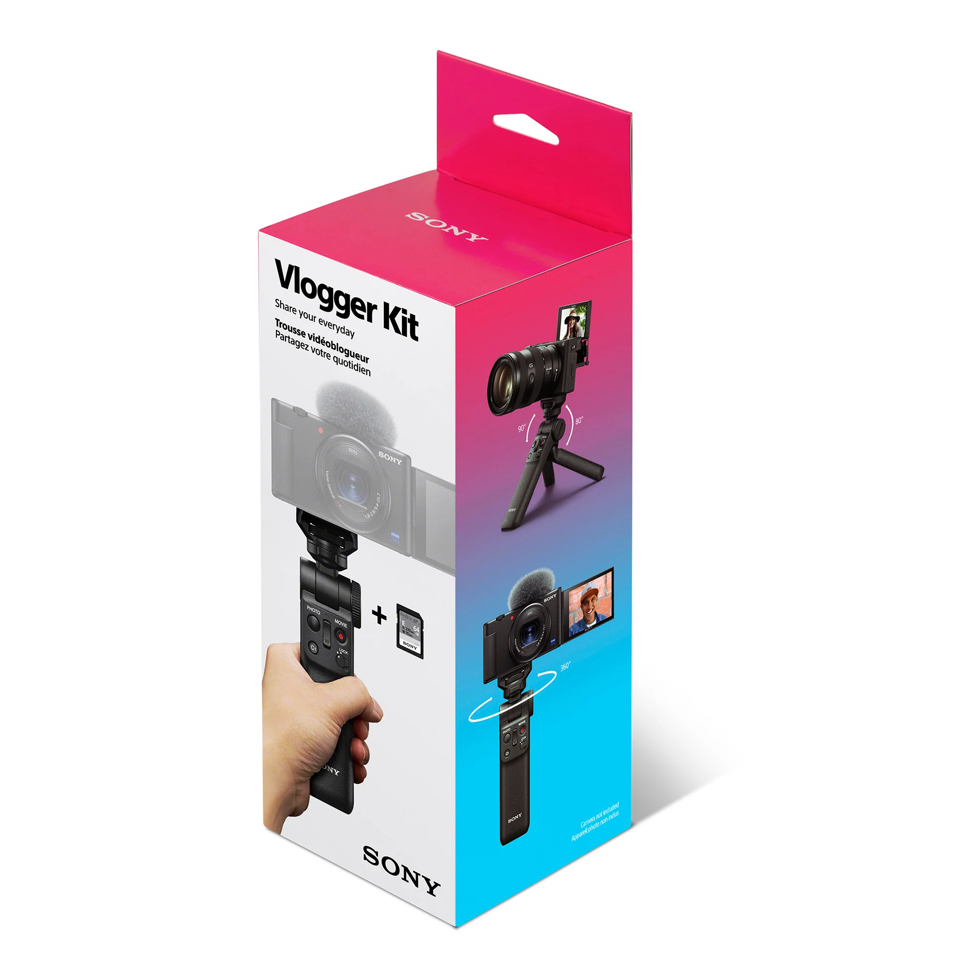 Sony ECM-G1 Vlogger Shotgun Microphone with Sony ACCVC1 Vlogger Accessory Kit Bundle - Image 14