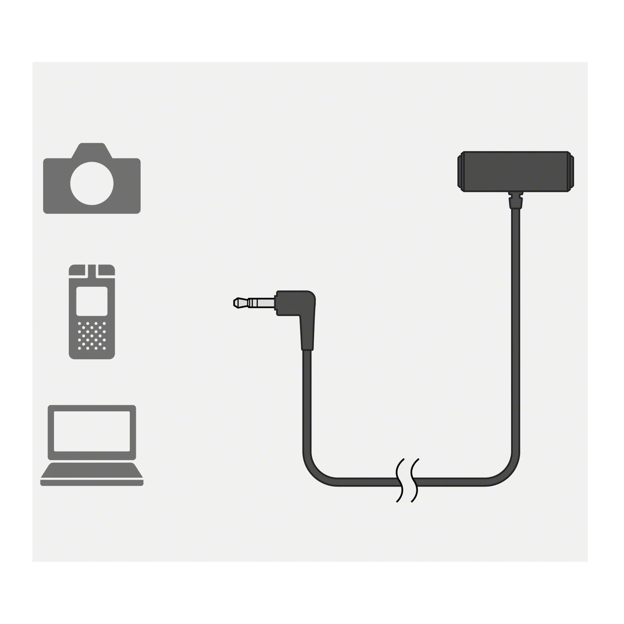 Sony ECM-LV1 Compact Stereo Lavalier Microphone with Case - Image 9