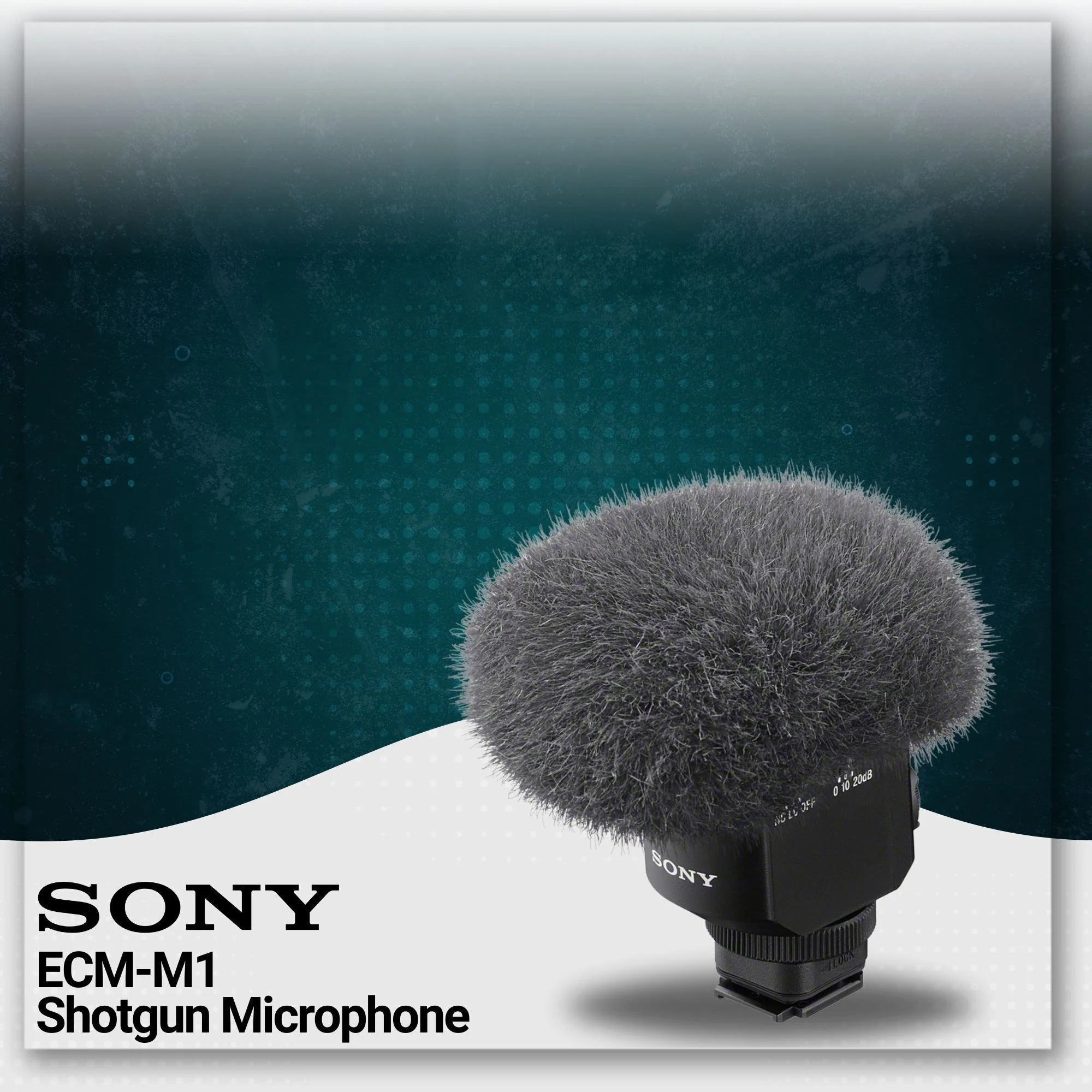 Sony Digital Shotgun Microphone ECM-M1 with Triple Shoe Bracket,128GB SD Card - Image 2