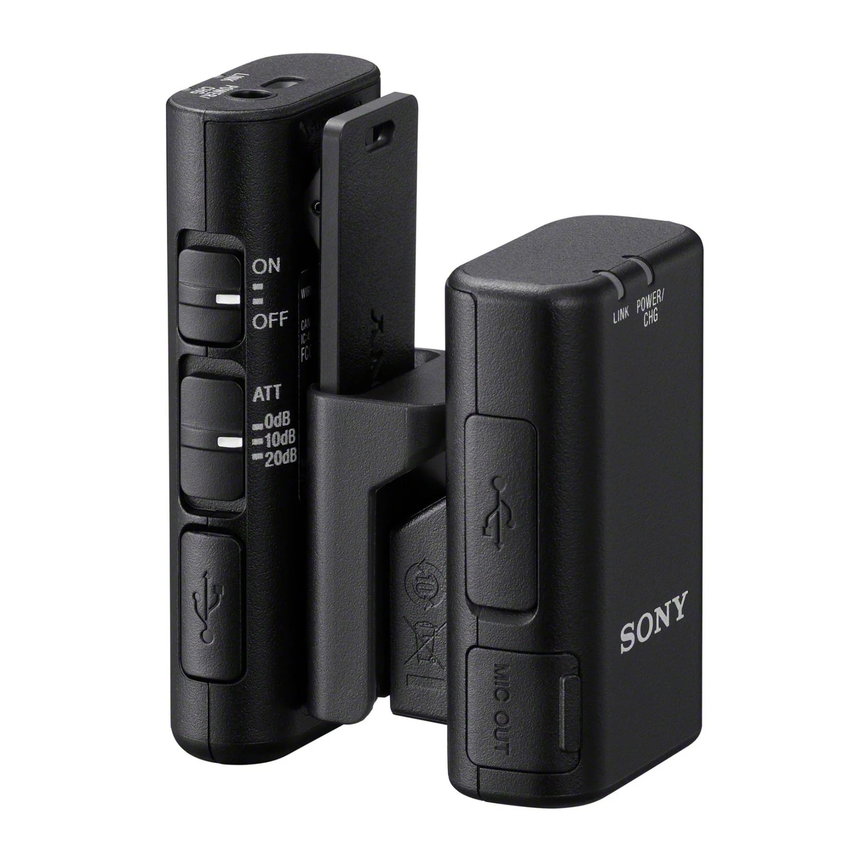 Sony ECM-W2BT Digital Bluetooth Wireless Microphone with ECM-LV1 Lav Mic Bundle - Image 17