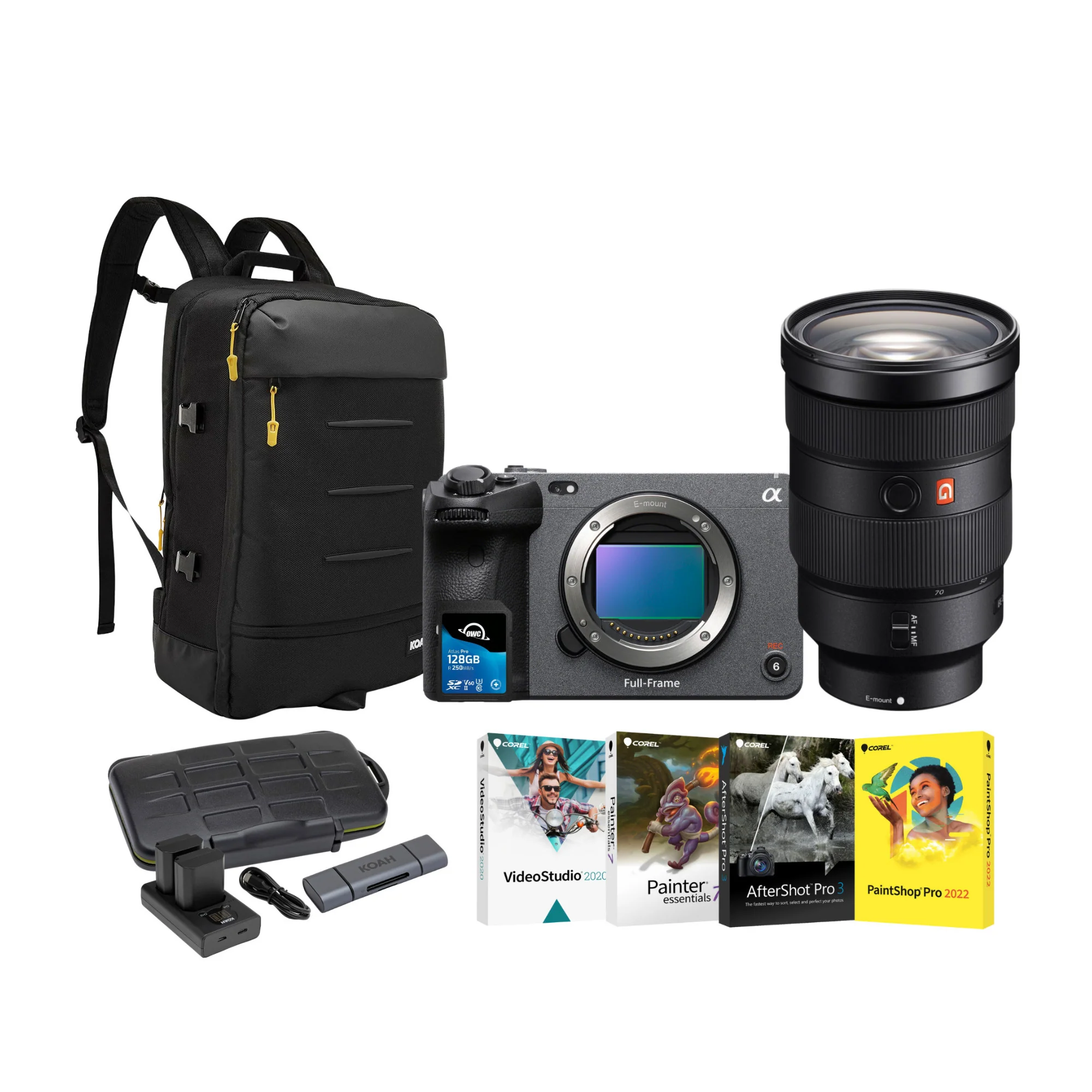 Sony FX30 Digital Cinema Camera with FE 24-70mm f/2.8 GM Lens Bundle